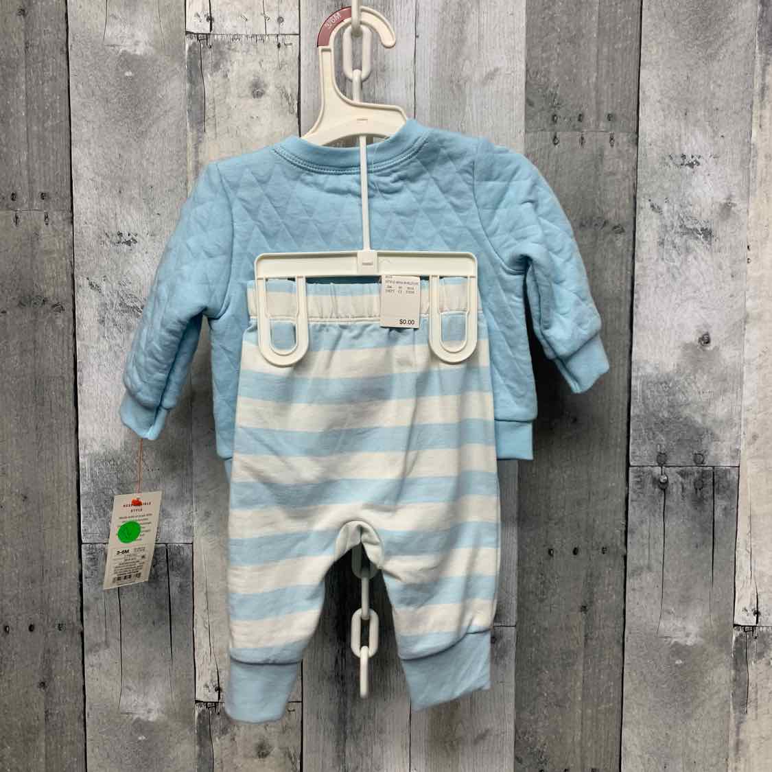 Size 3-6 Months Blue Cat & Jack Shirt/Pants