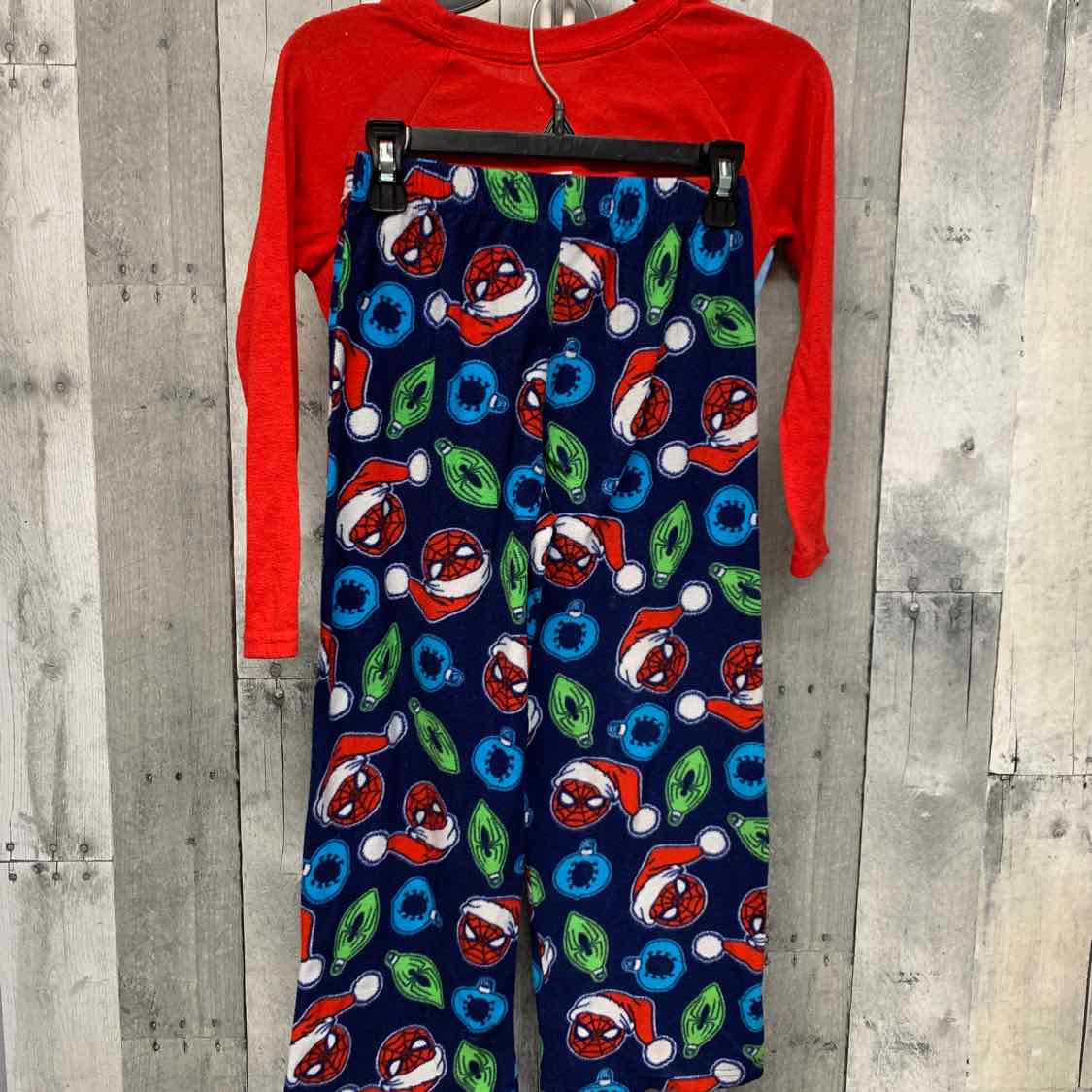 Size 6/7 Red/Navy Spiderman 2pc PJs