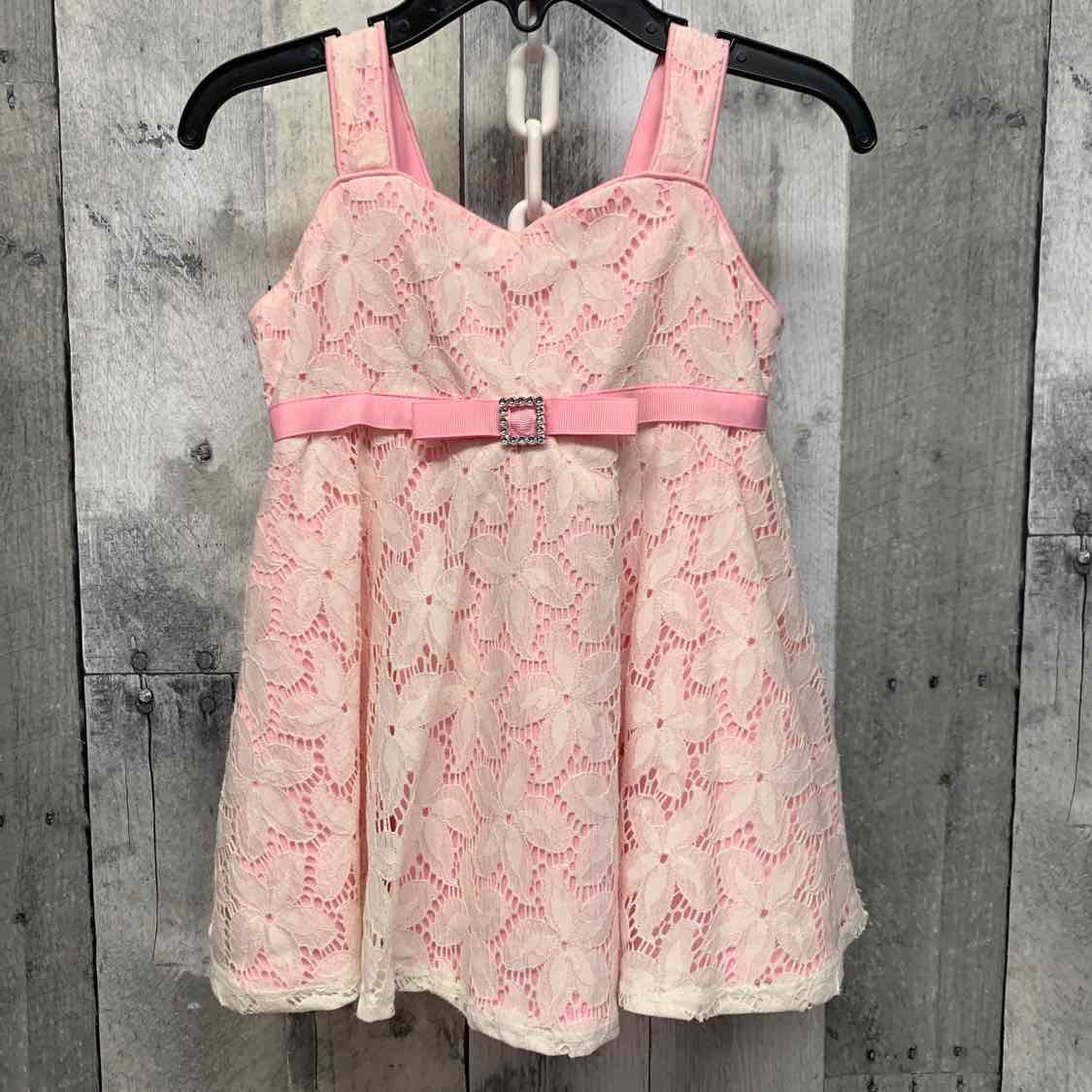 Size 18 Months White/Pink Youngland Dress - OodlesCB