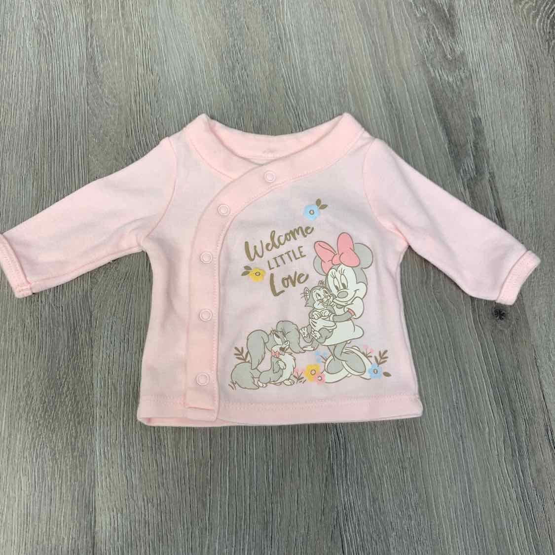 Size Preemie Pink Graphic Disney Long Sleeve Shirt - OodlesCB