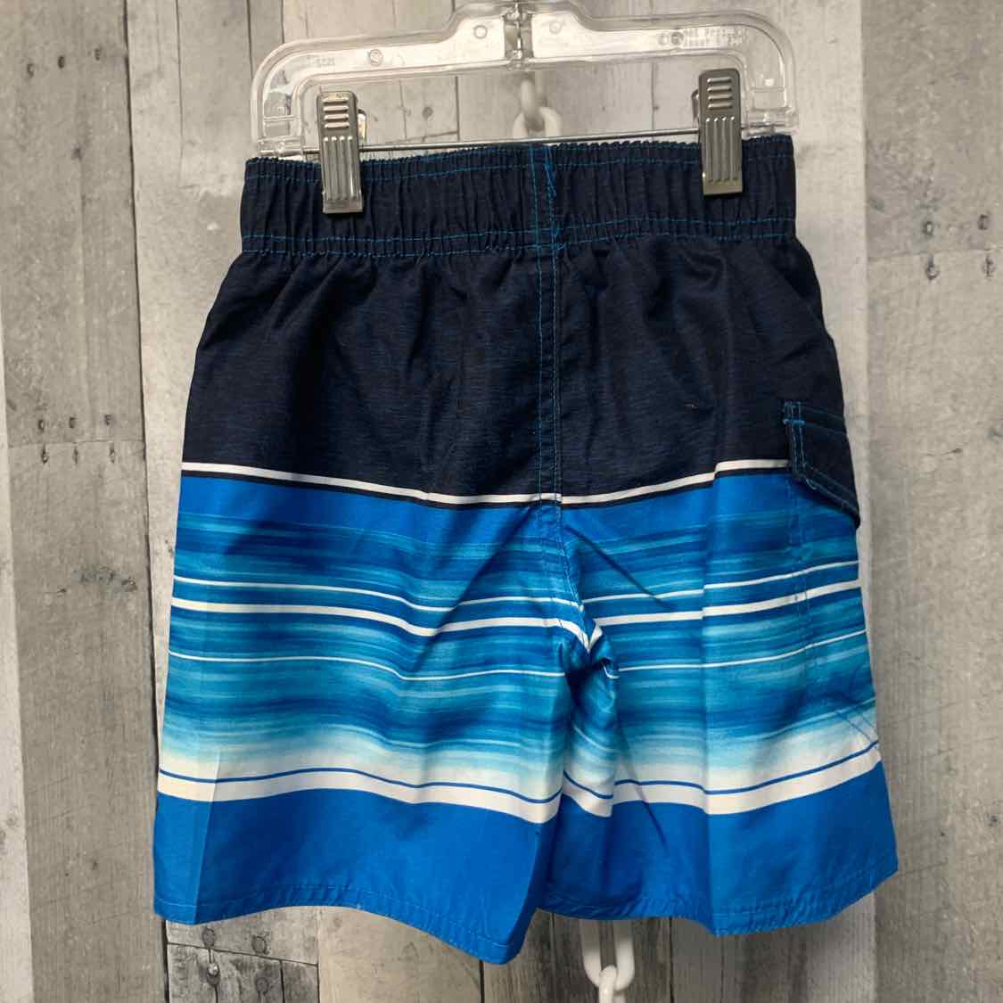Size 2T Navy/Blue B Brand Swim Trunks