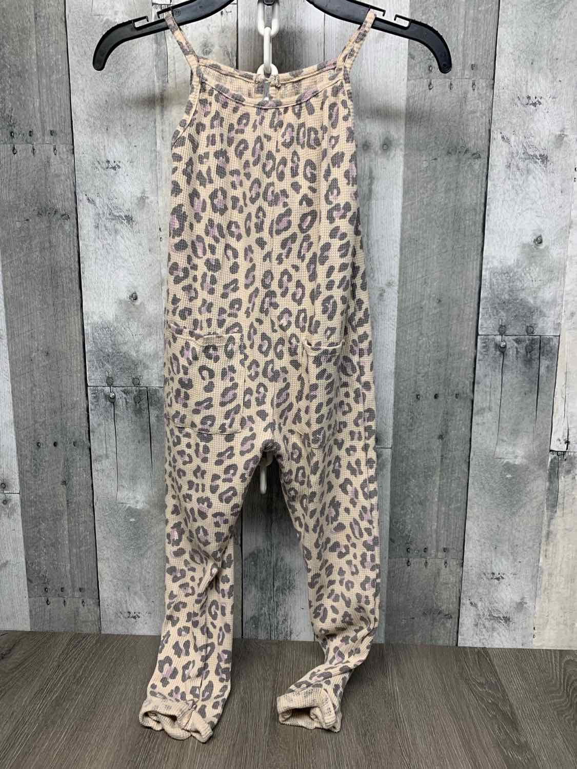 Size 5T Tan Animal Print Grayson Threads Romper