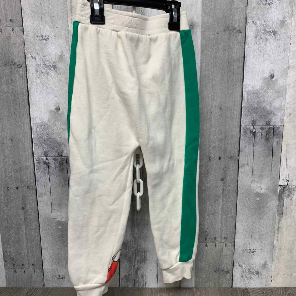 Size 4T White/Green Holiday Brands Athletic Pants