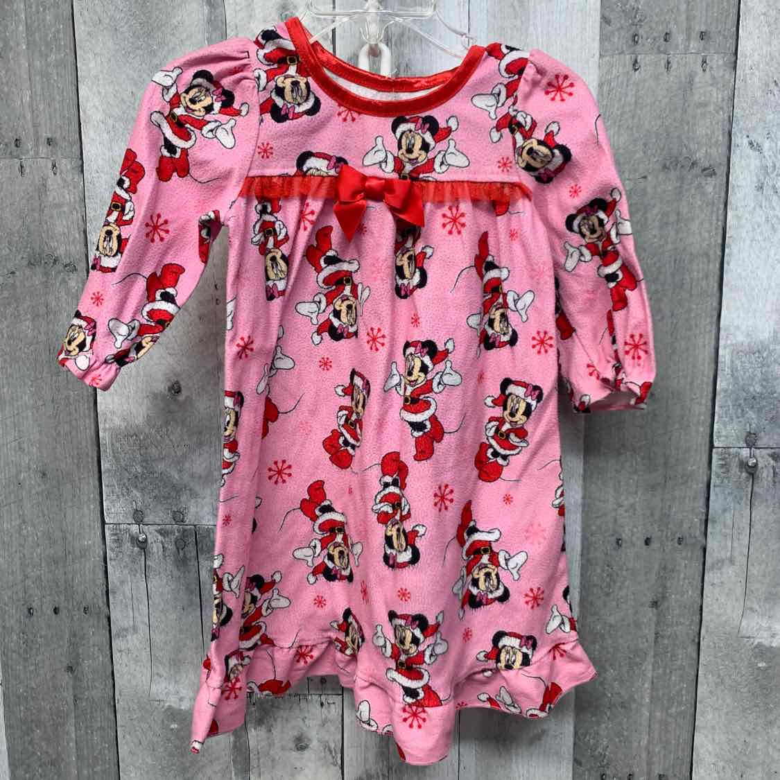 Size 12 Months Pink/Red Disney Nightgown