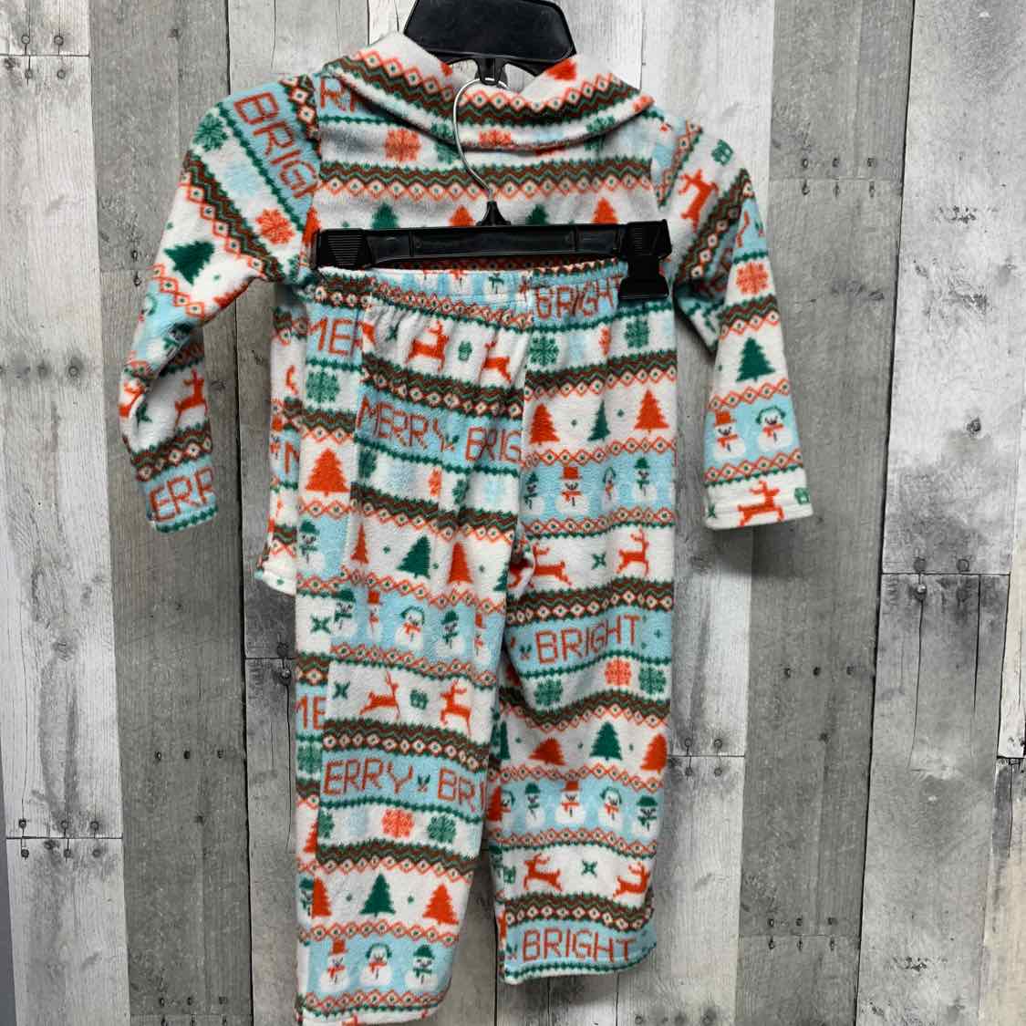 Size 4/5 Blue Print Holiday Brands 2pc PJs