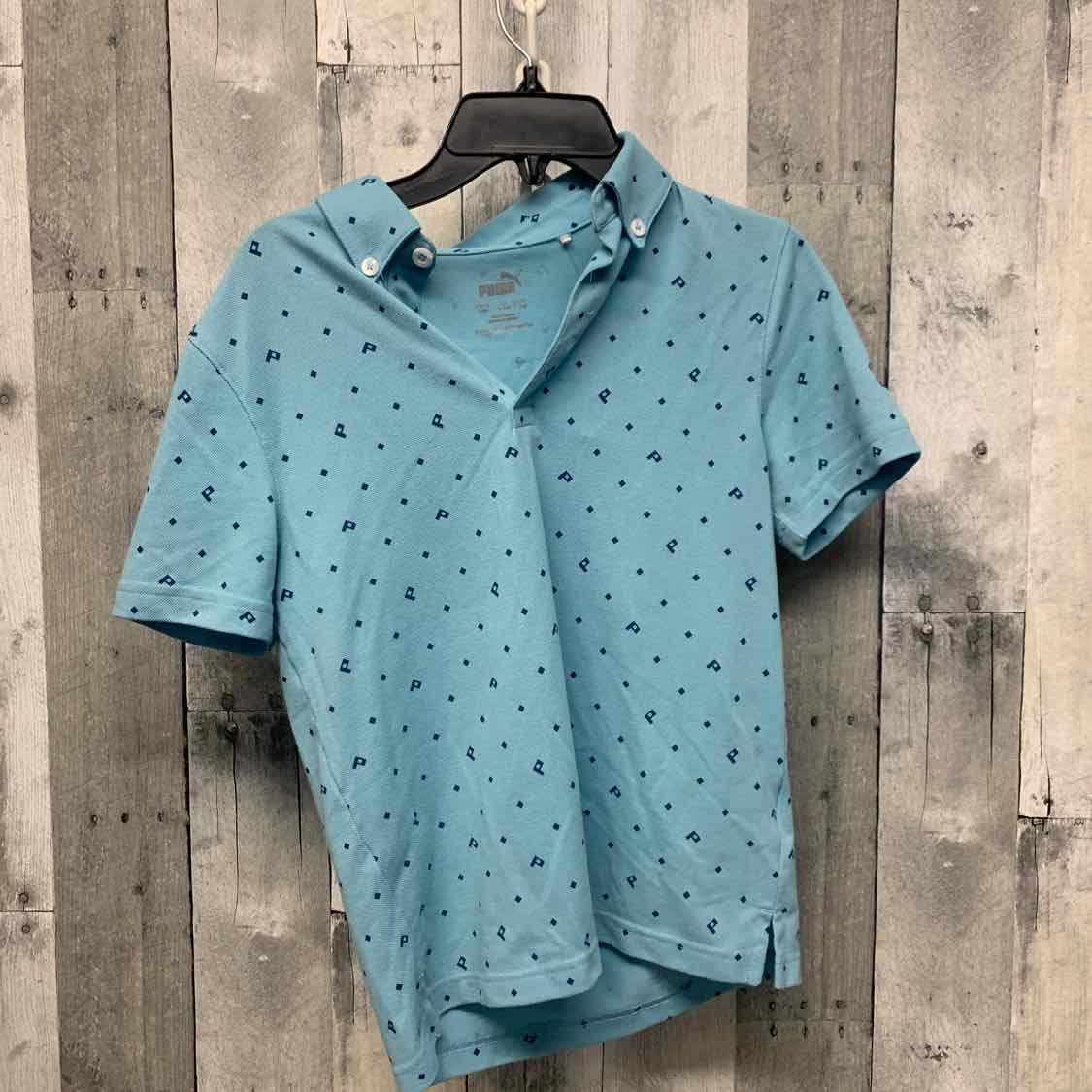 Size Small Blue/Navy Puma Polo