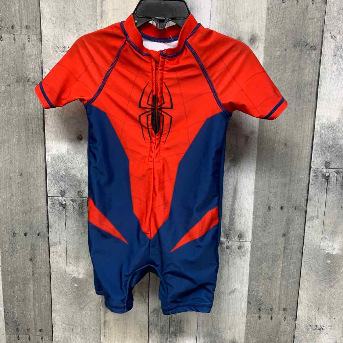 Size 18 Months Navy/Red Marvel 1pc Swim Suit