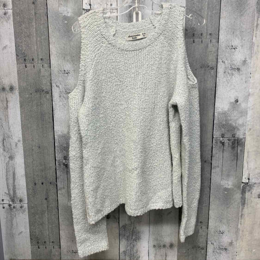 Size 13/14 White Abercrombie Long Sleeve Shirt