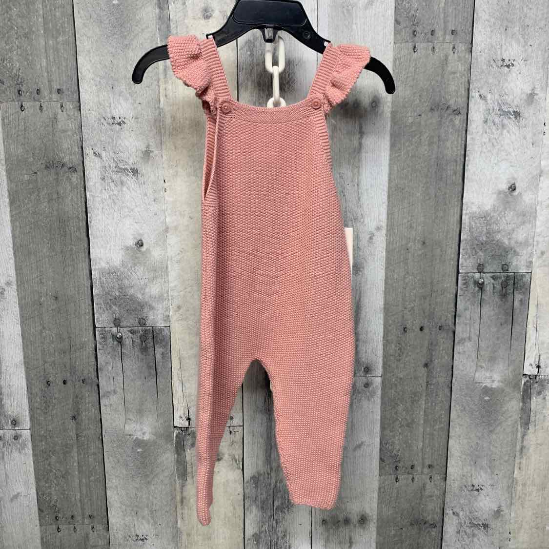 Size 6-9 Months Pink Zara Overalls