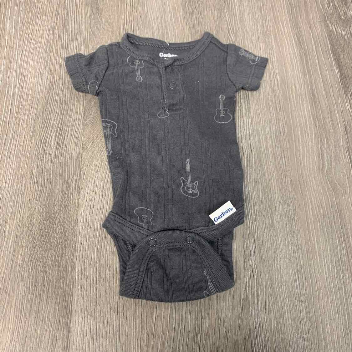 Size Preemie Gray Gerber Bodysuit - OodlesCB