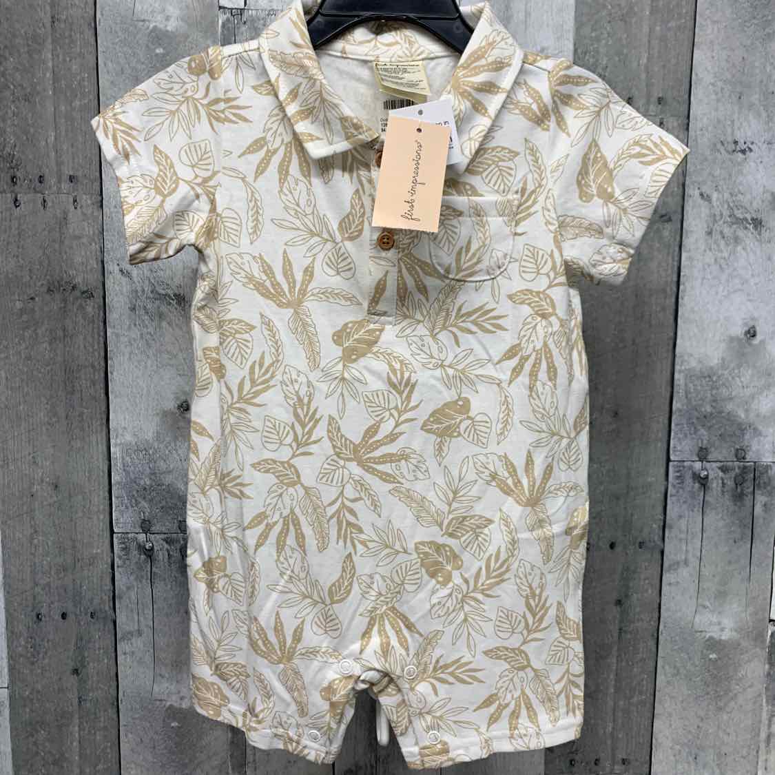 Size 24 Months White Print First Impressions Romper