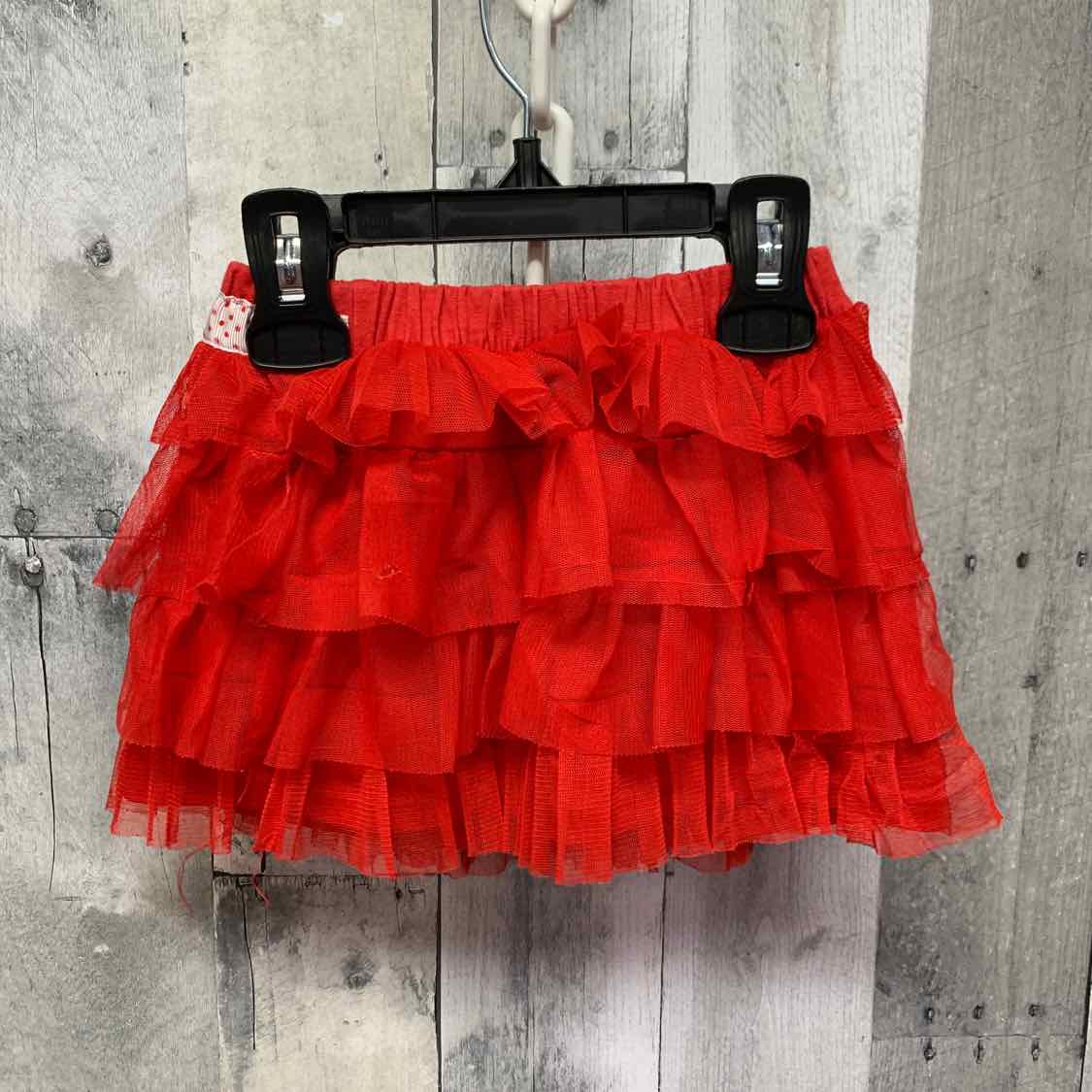 Size 3T Red Young Hearts Skirt