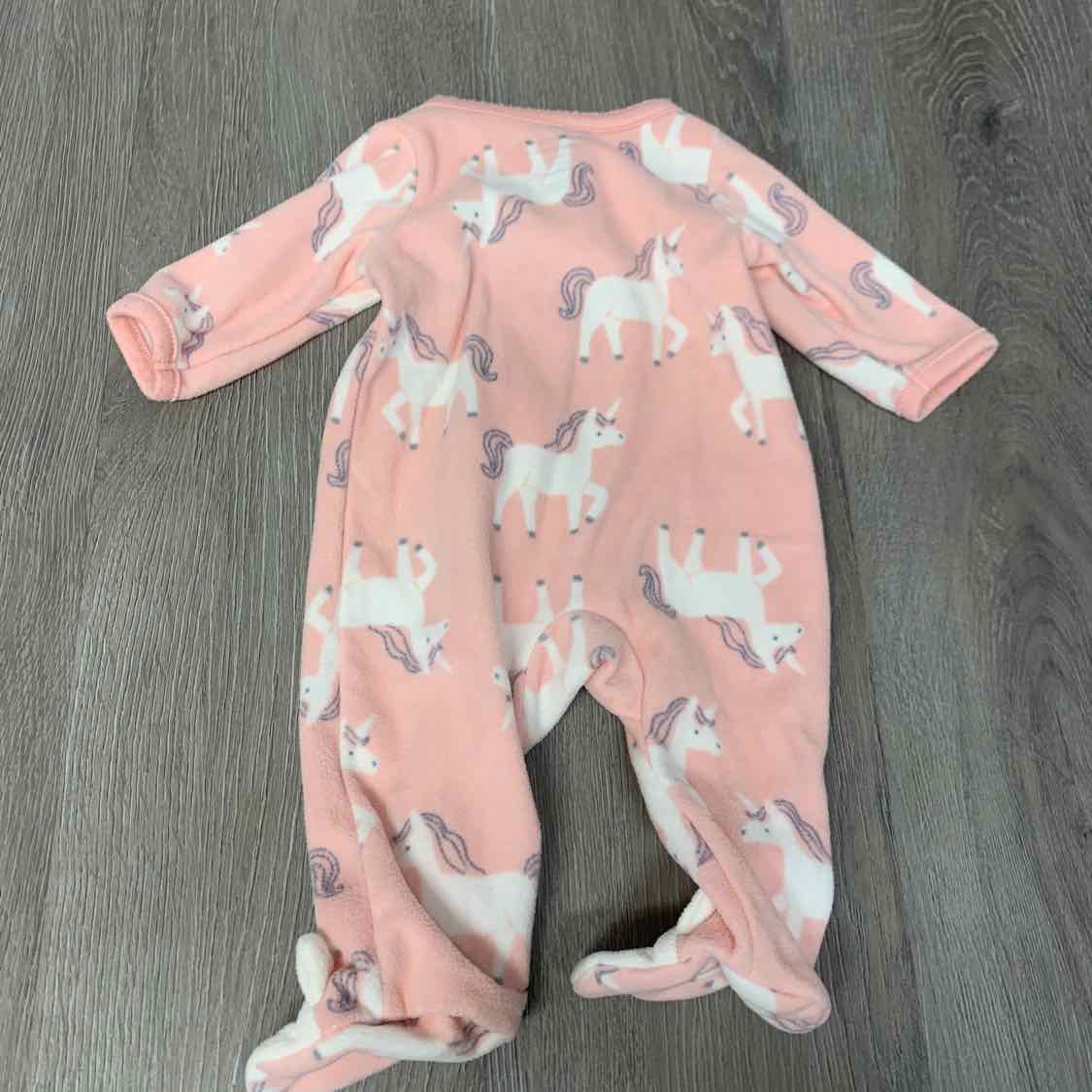 Size Preemie Pink Print Child of Mine Footy PJs