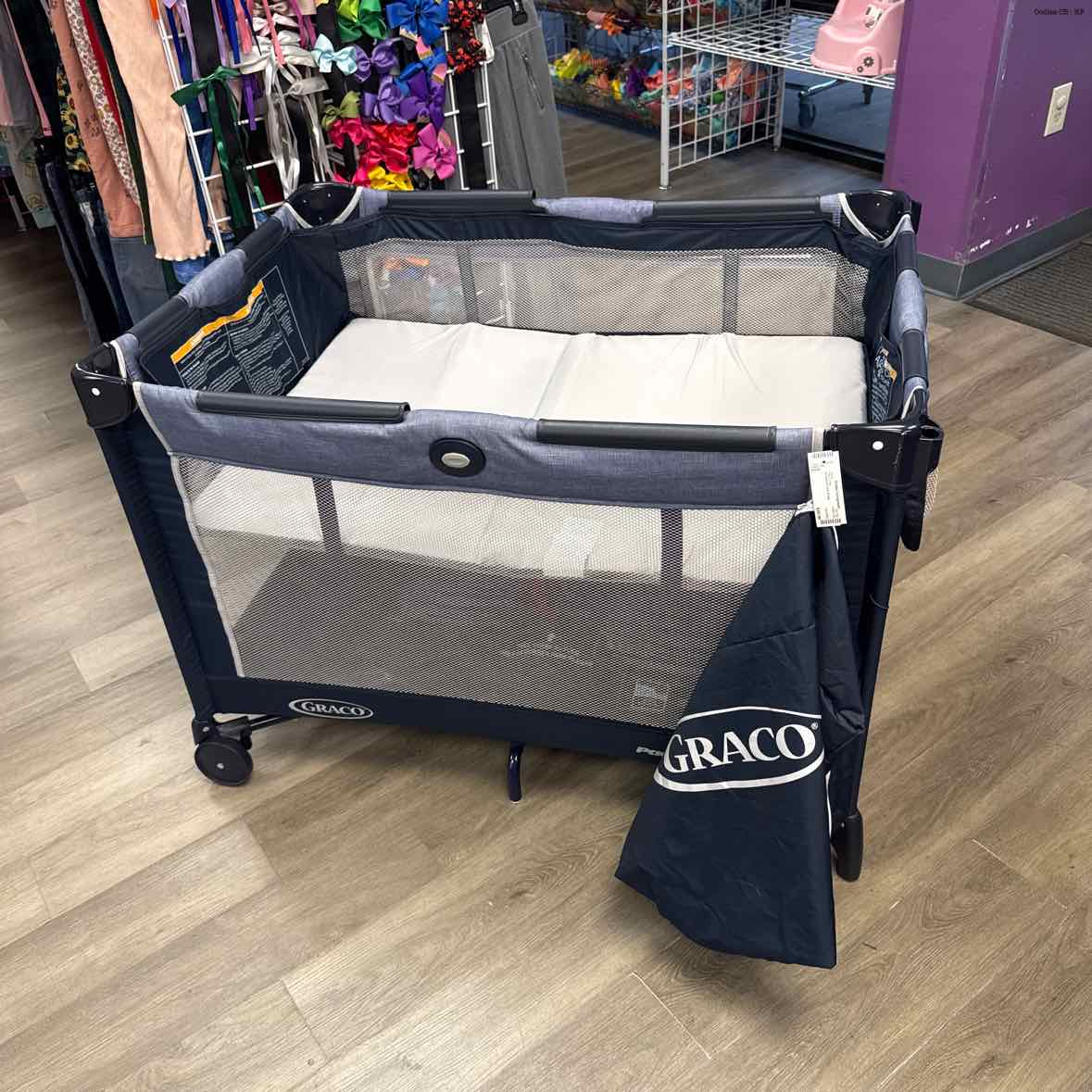 Graco Navy/Gray Pack N Play