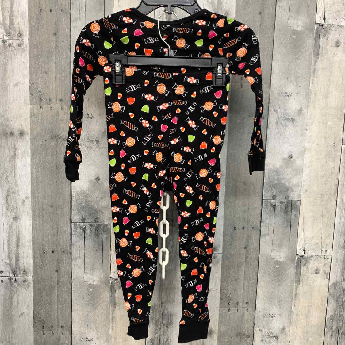 Size 6 Black/Orange Holiday Brands 2pc PJs