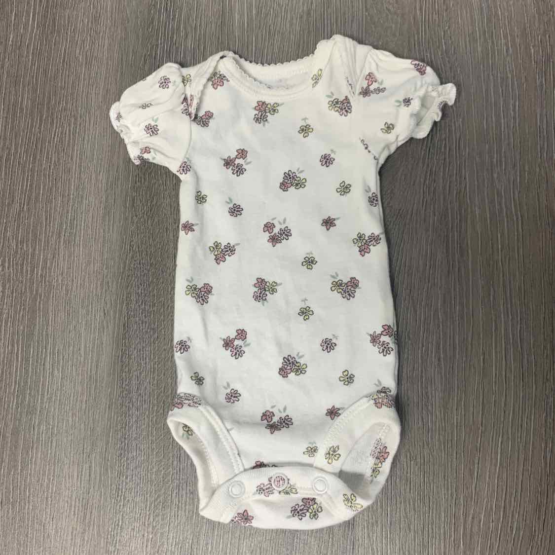 Size Preemie White Print Child of Mine Bodysuit