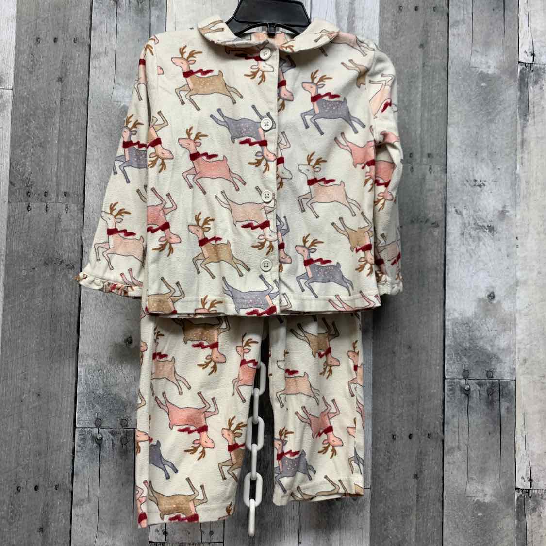 Size 2T Tan Print Just One You 2pc PJs