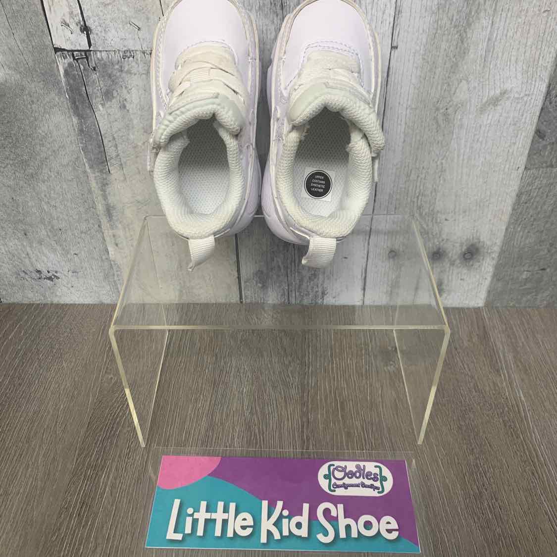 Size 4 White Sport Brand Sneakers - OodlesCB