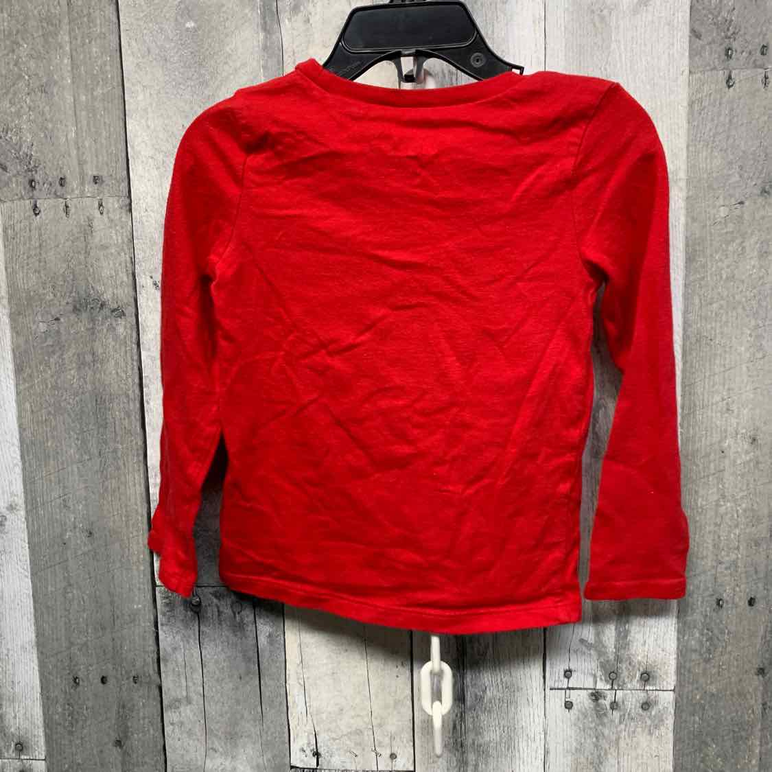 Size 3T Red Graphic Osh Kosh Long Sleeve Shirt