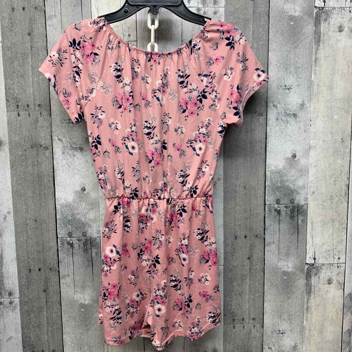 Size 10 Pink Floral Print B Brand Romper