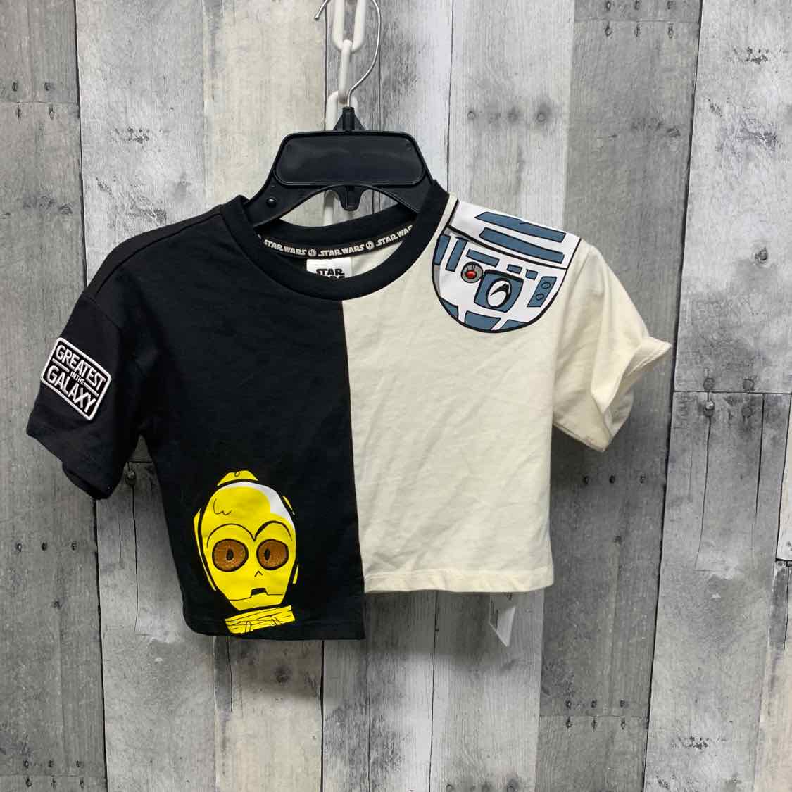 Size 4 Black/Ivory Star Wars T Shirt
