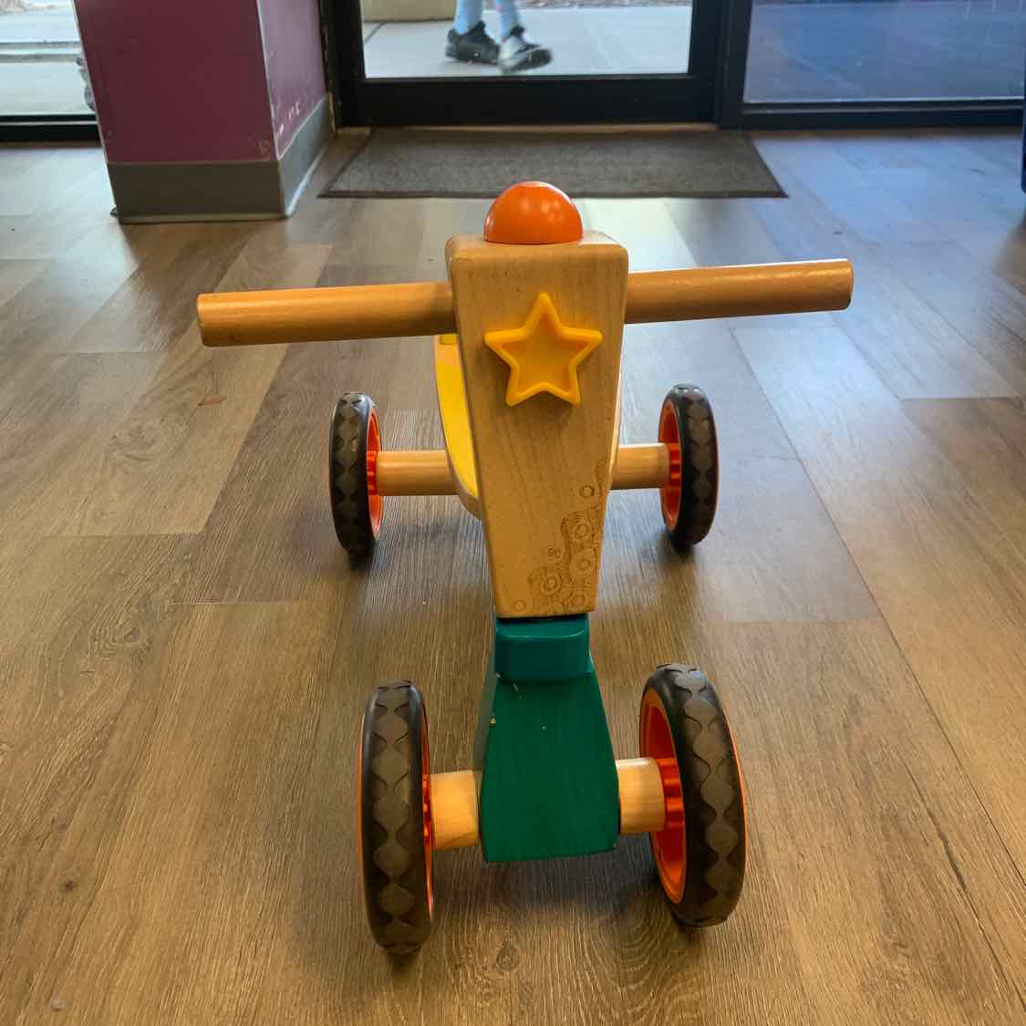 B You Natural Wood Pedal Car/Ride On