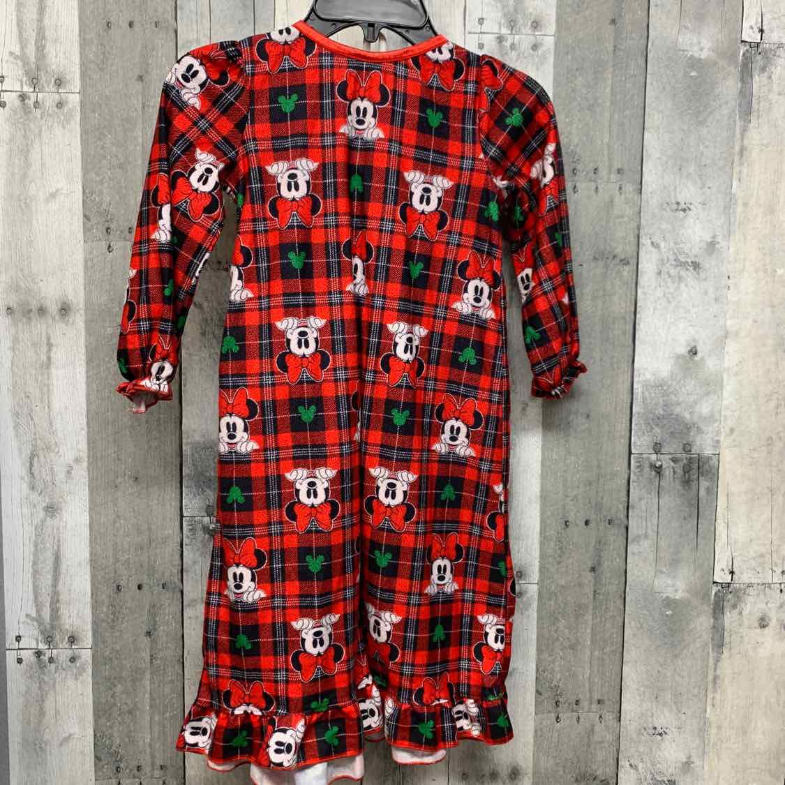 Size 4 Red/Green Disney Nightgown
