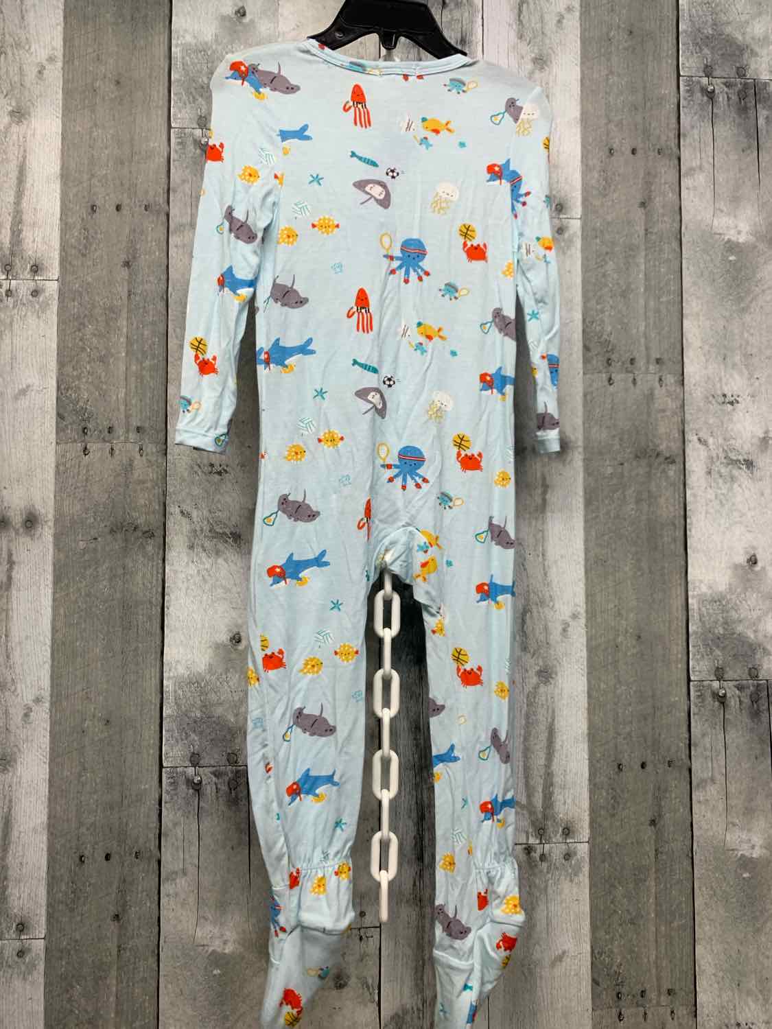 Size 18-24 Months Blue Print Bamboo Footy PJs