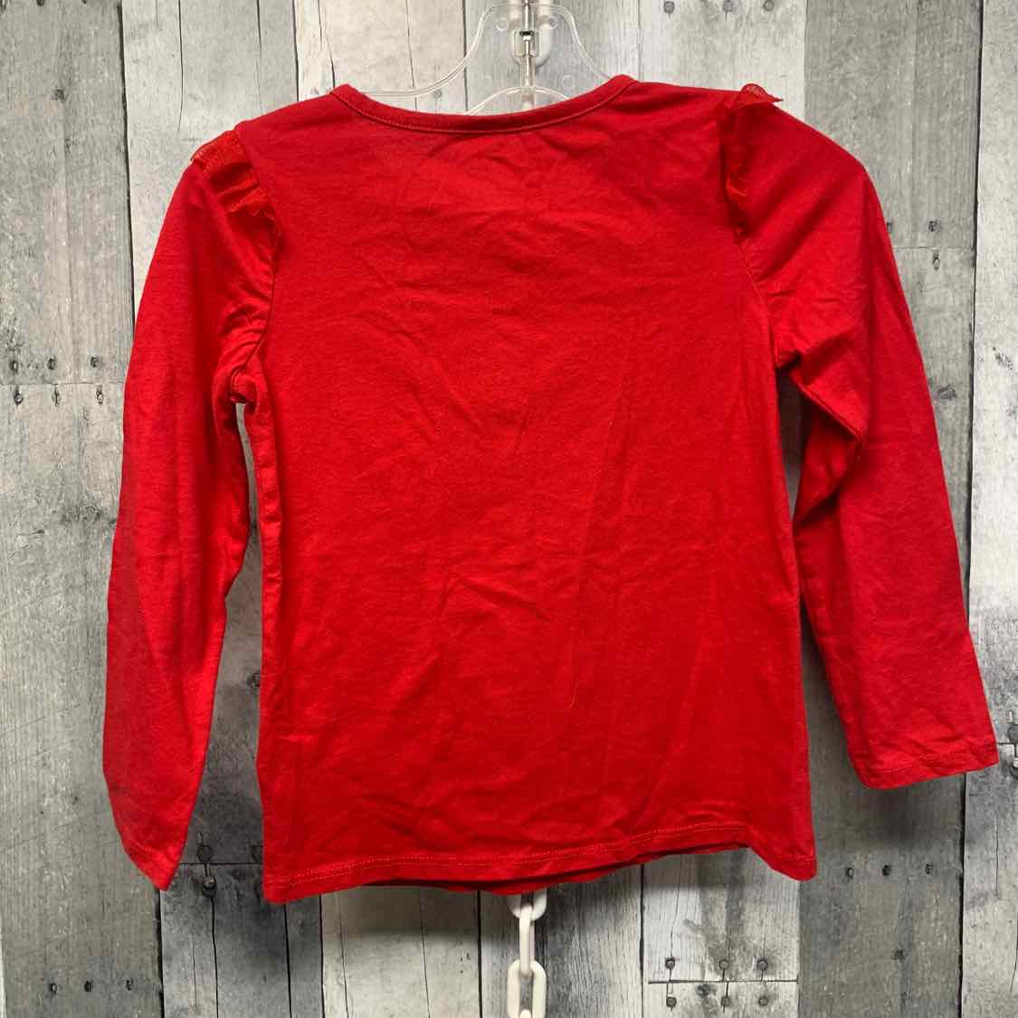 Size 6 Red Graphic Okie Dokie Long Sleeve Shirt