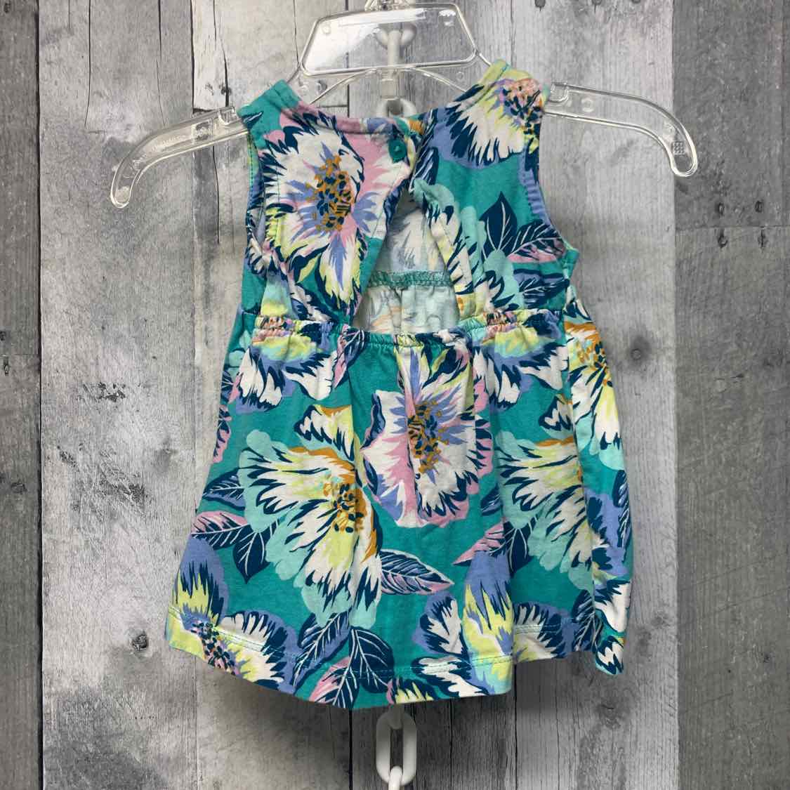 Size 3 Months Green/Blue Carter's Dress