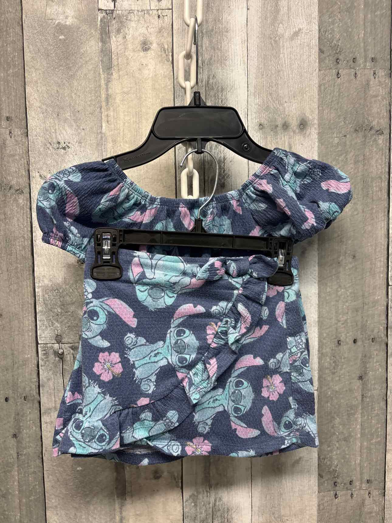 Size 5T Blue Graphic Disney Shirt/Skirt