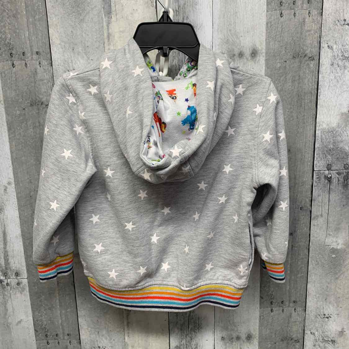 Size 6 Gray Graphic Disney Light Jacket