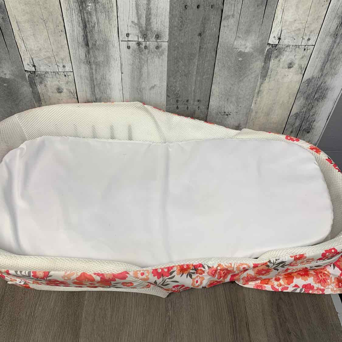 Baby Delight Pink Print Co-Sleeper