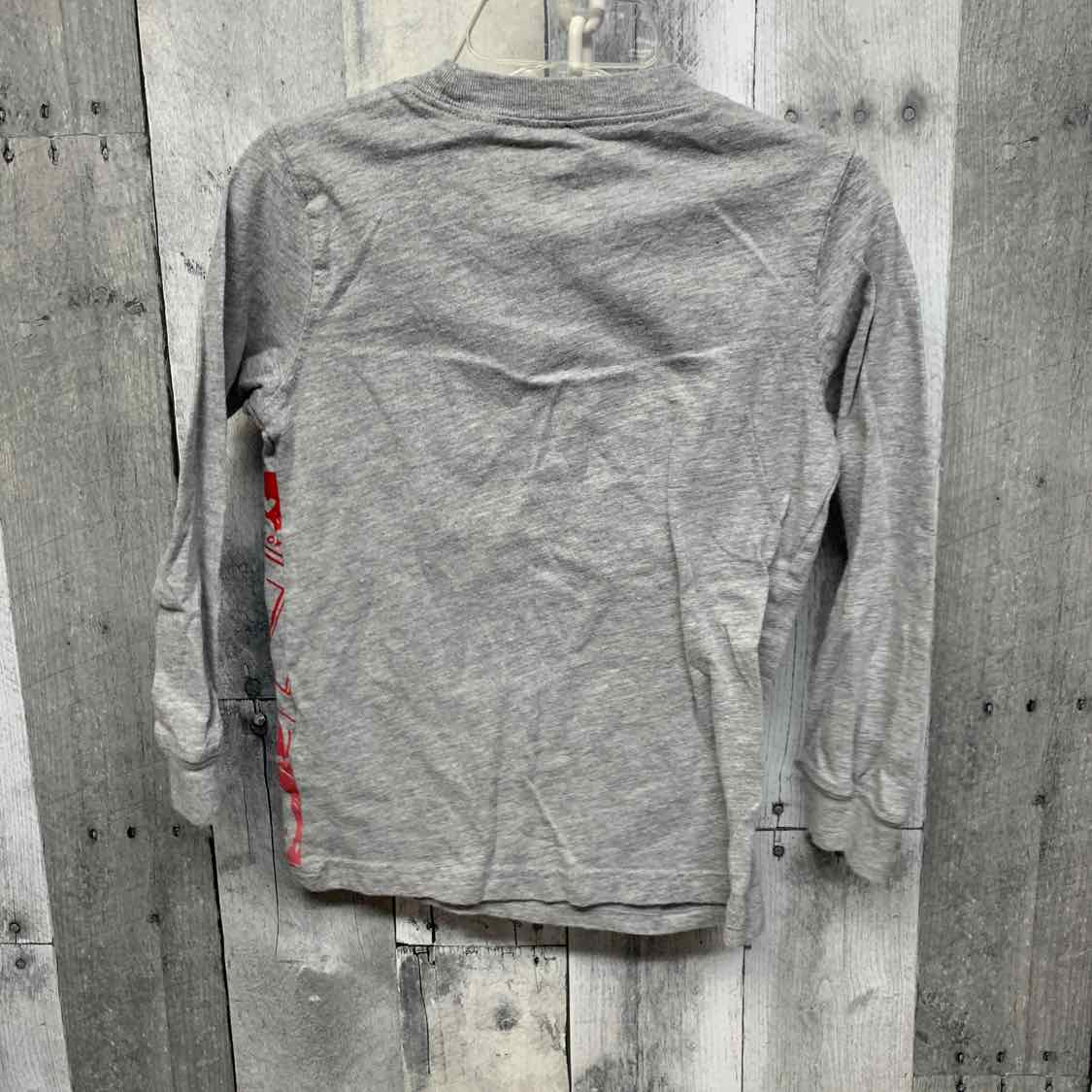 Size 3T Gray Graphic Carter's Long Sleeve Shirt
