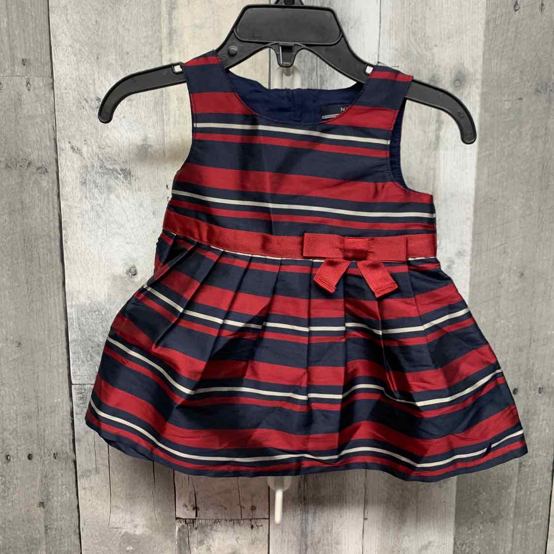 Size 3/6 Red/Navy Nautica Dress