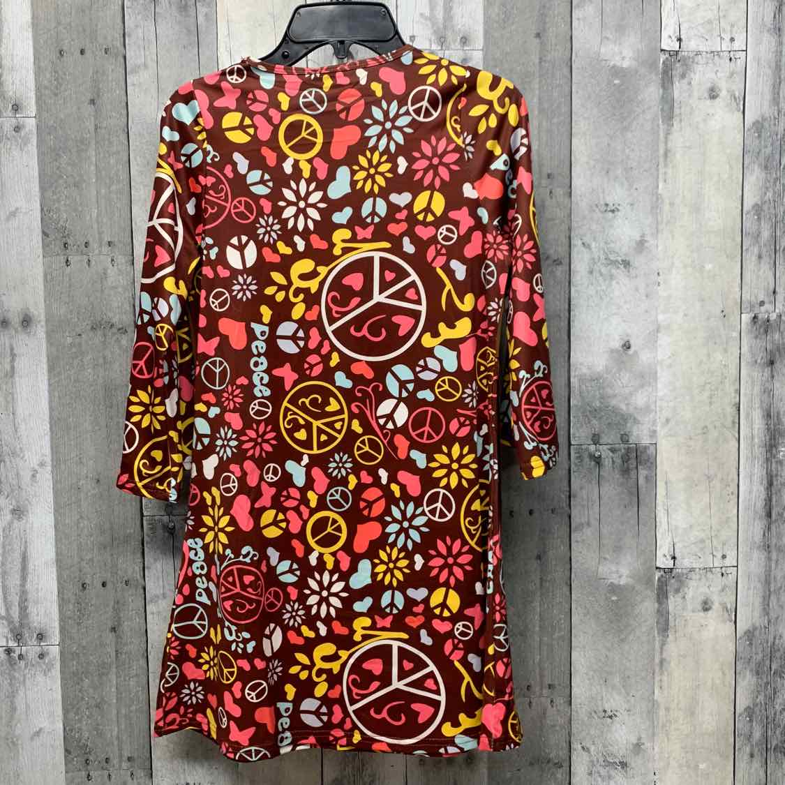 Generic Brown Floral Print Size Medium Halloween Costume - Big Kid