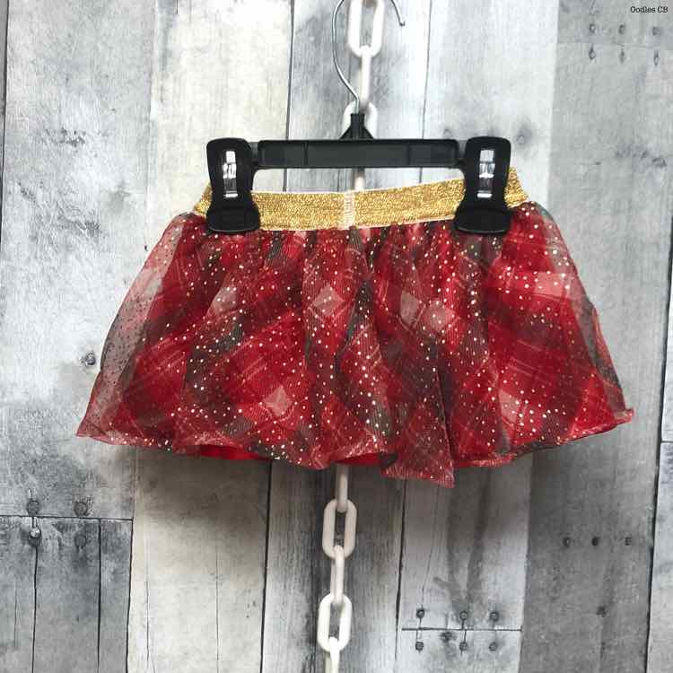 Size 3-6 Months Red/Gold Holiday Brands Skirt