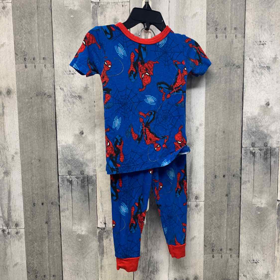 Size 2T Blue/Red Bamboo 2pc PJs