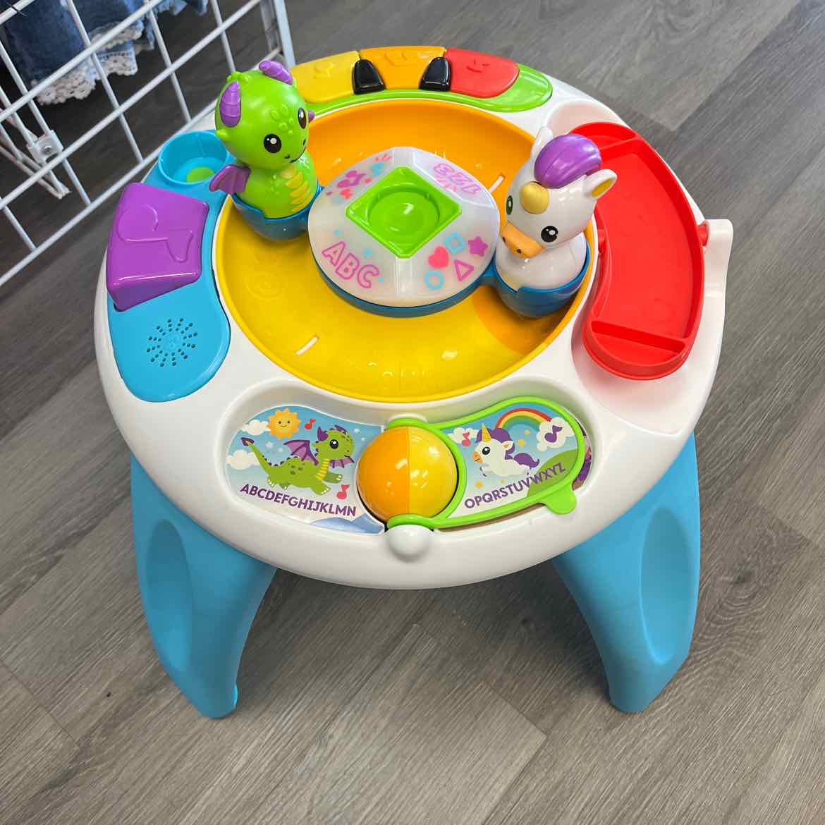 Fisher Price Blue Activity Table