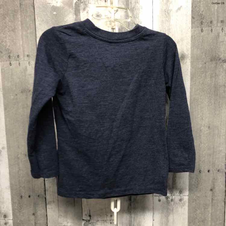 Size 3T Navy Graphic Marvel Long Sleeve Shirt
