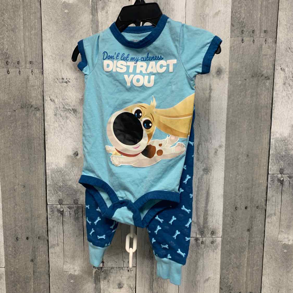 Size 6 Months Blue Despicable Me Shirt/Pants