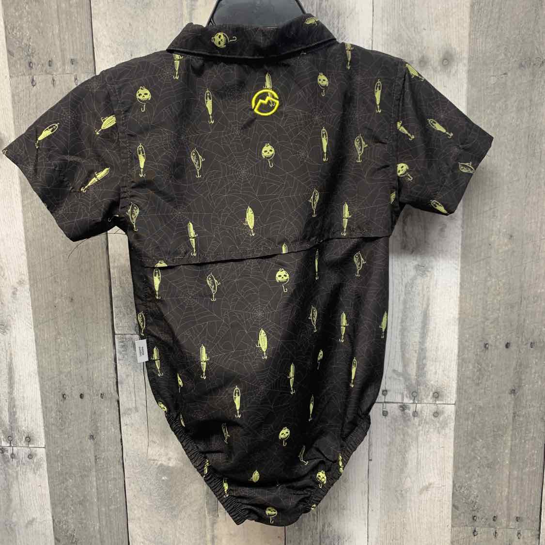 Size 12-18 Months Black Print Magellan Outdoors Bodysuit