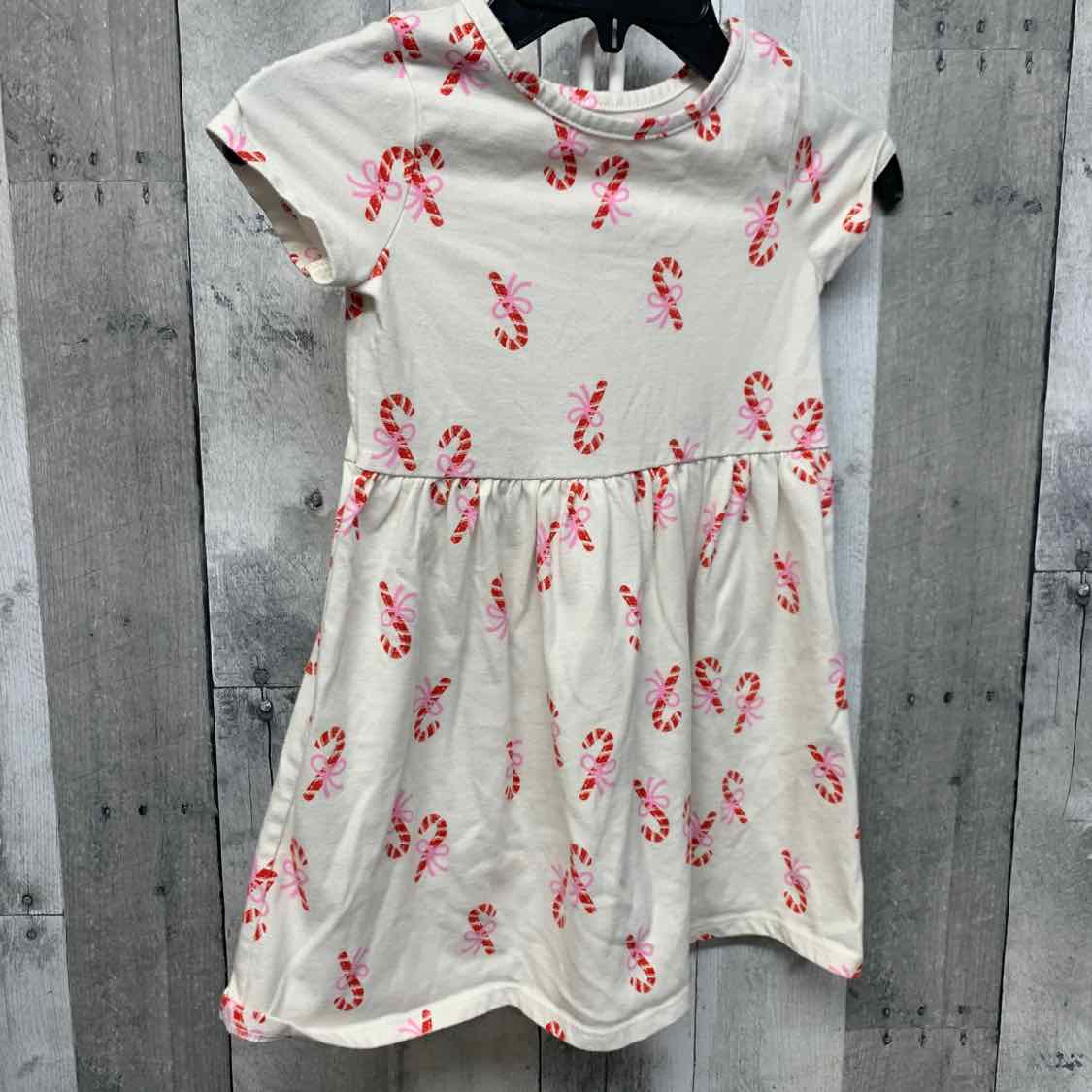 Size 4T White Print Cat & Jack Dress