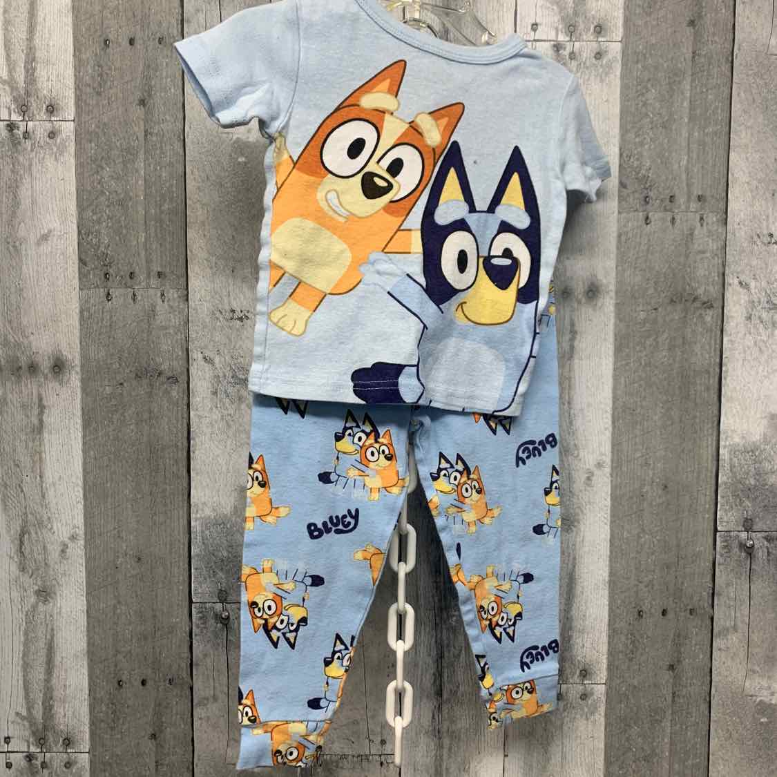Size 3T Blue Graphic Disney 2pc PJs