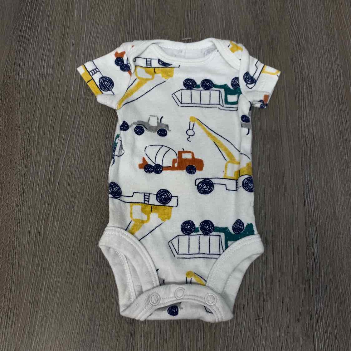 Size Preemie White Print Child of Mine Bodysuit