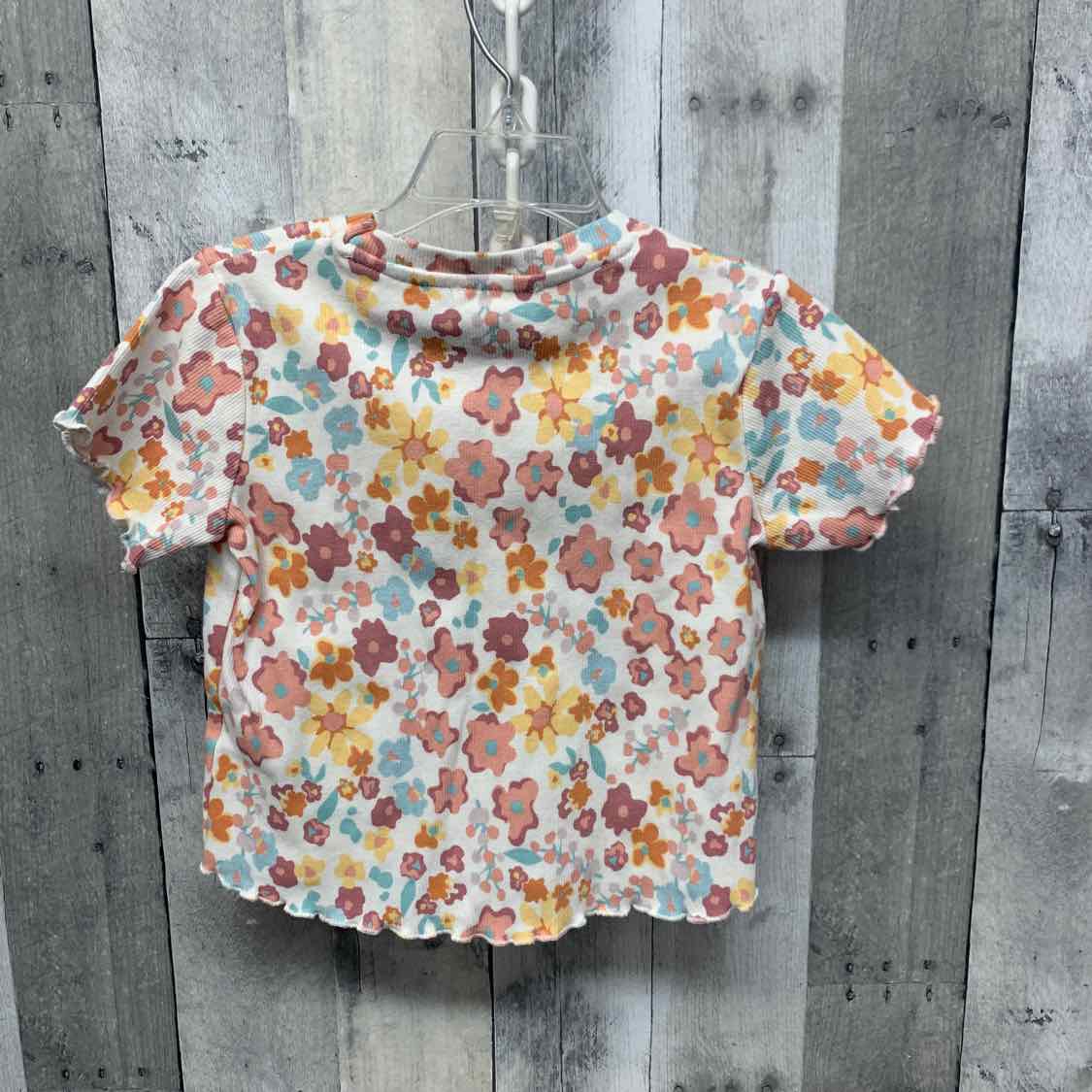 Size 5 White/Pink Jessica Simpson T Shirt