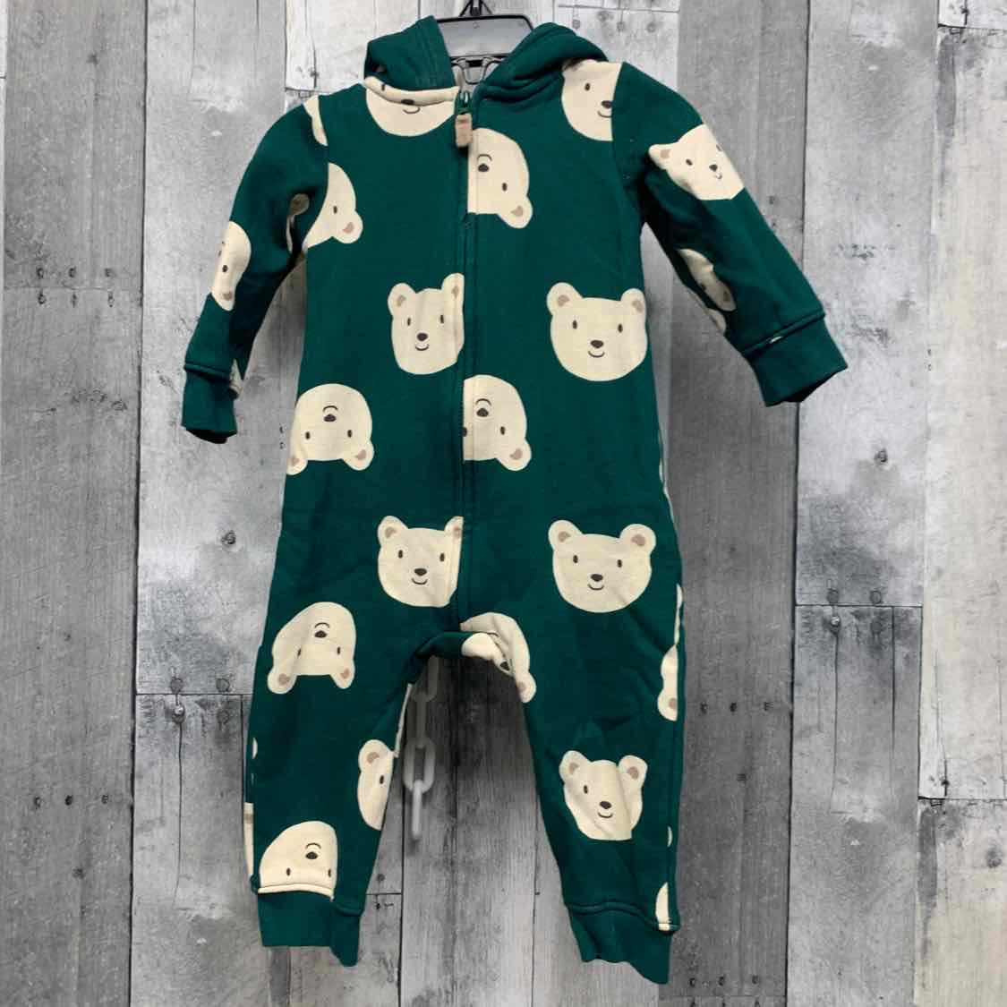 Size 12 Months Green Print Carter's Light Jacket