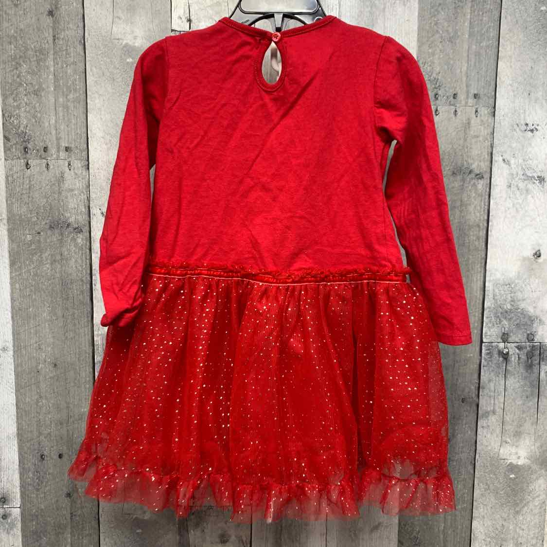 Size 3T Red/White Toughskins LS Dress