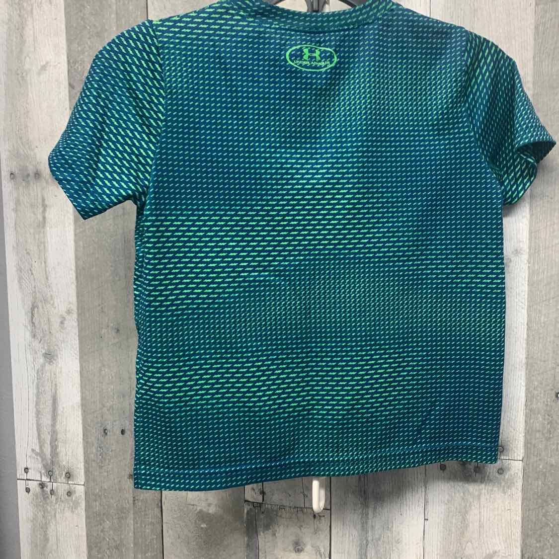 Size XSmall Teal Print Sport Brand T Shirt