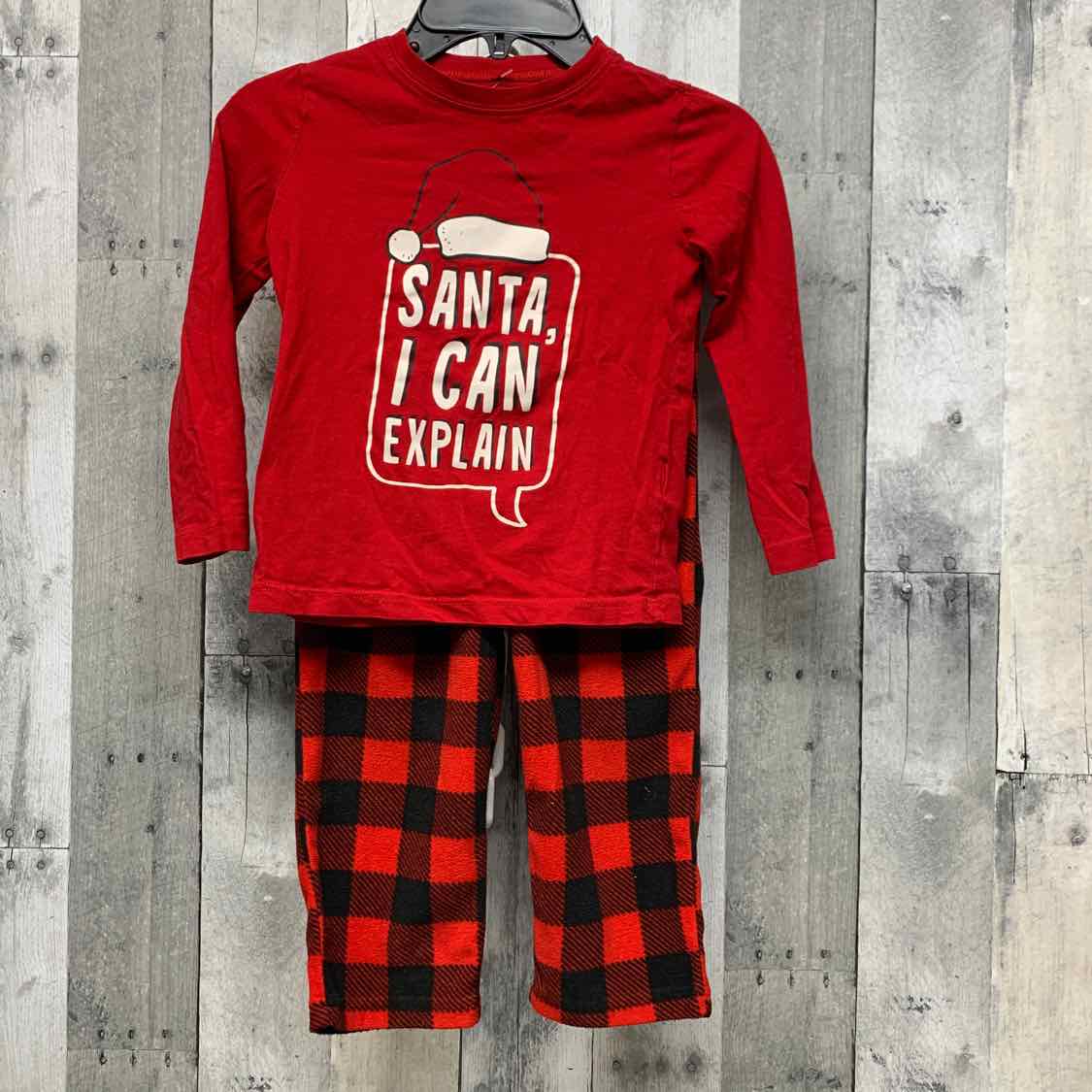 Size 4T Red/White Carter's 2pc PJs